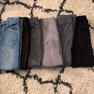 6 pairs boys size 10-12 pants